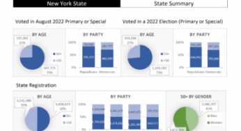 Analysis: New York State Voter Assessment – October 2022